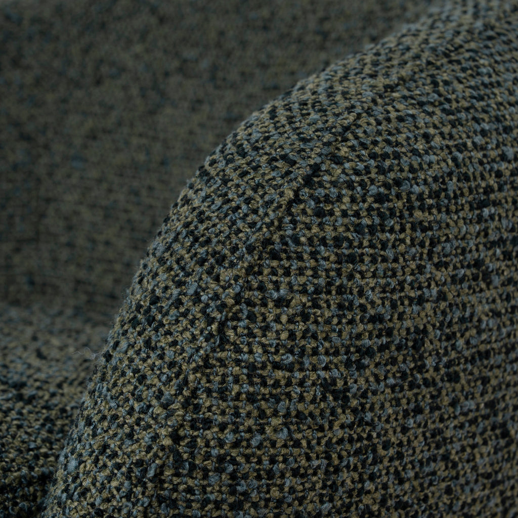 Fabric Swivel Armchair - Dusky Green