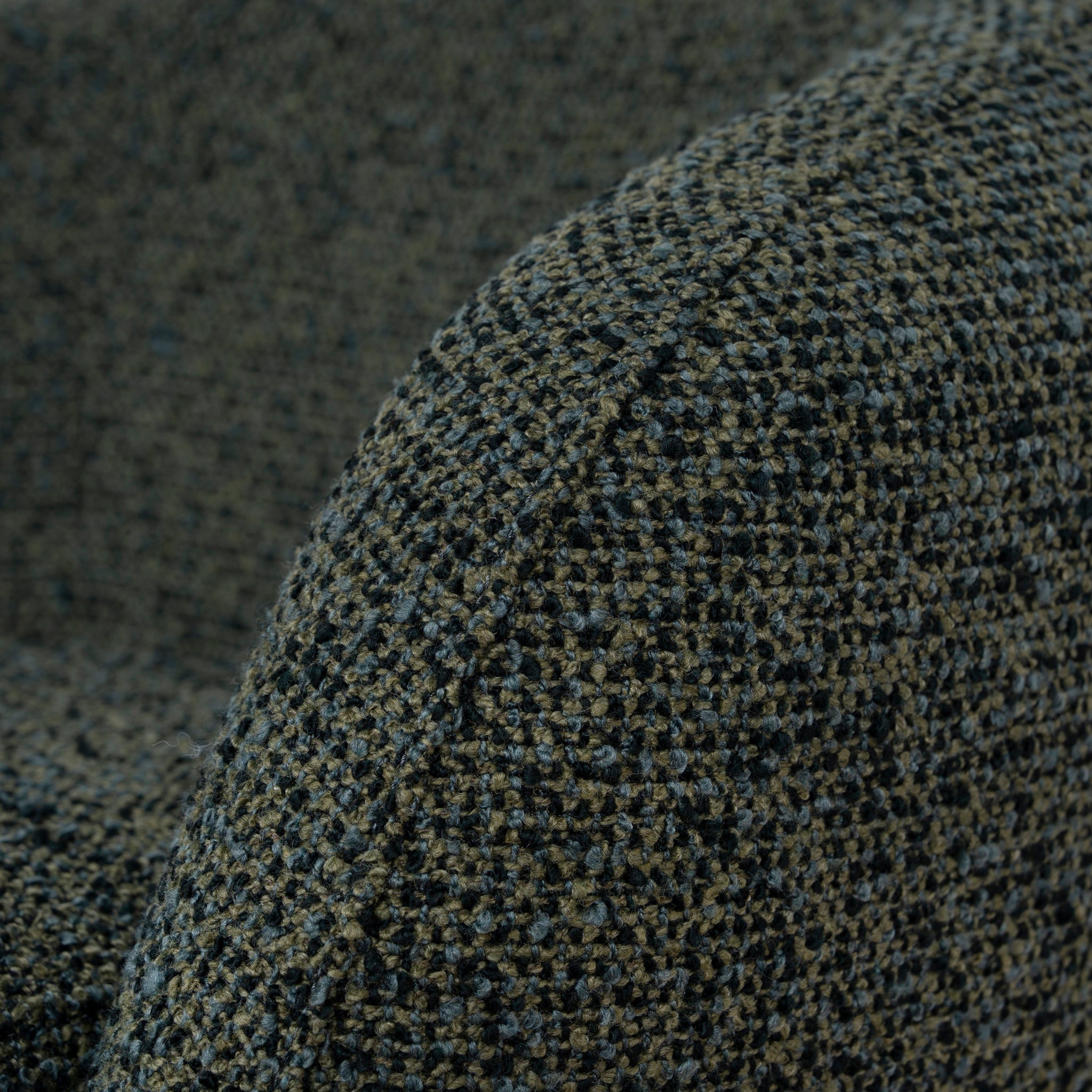 Fabric Swivel Armchair - Dusky Green