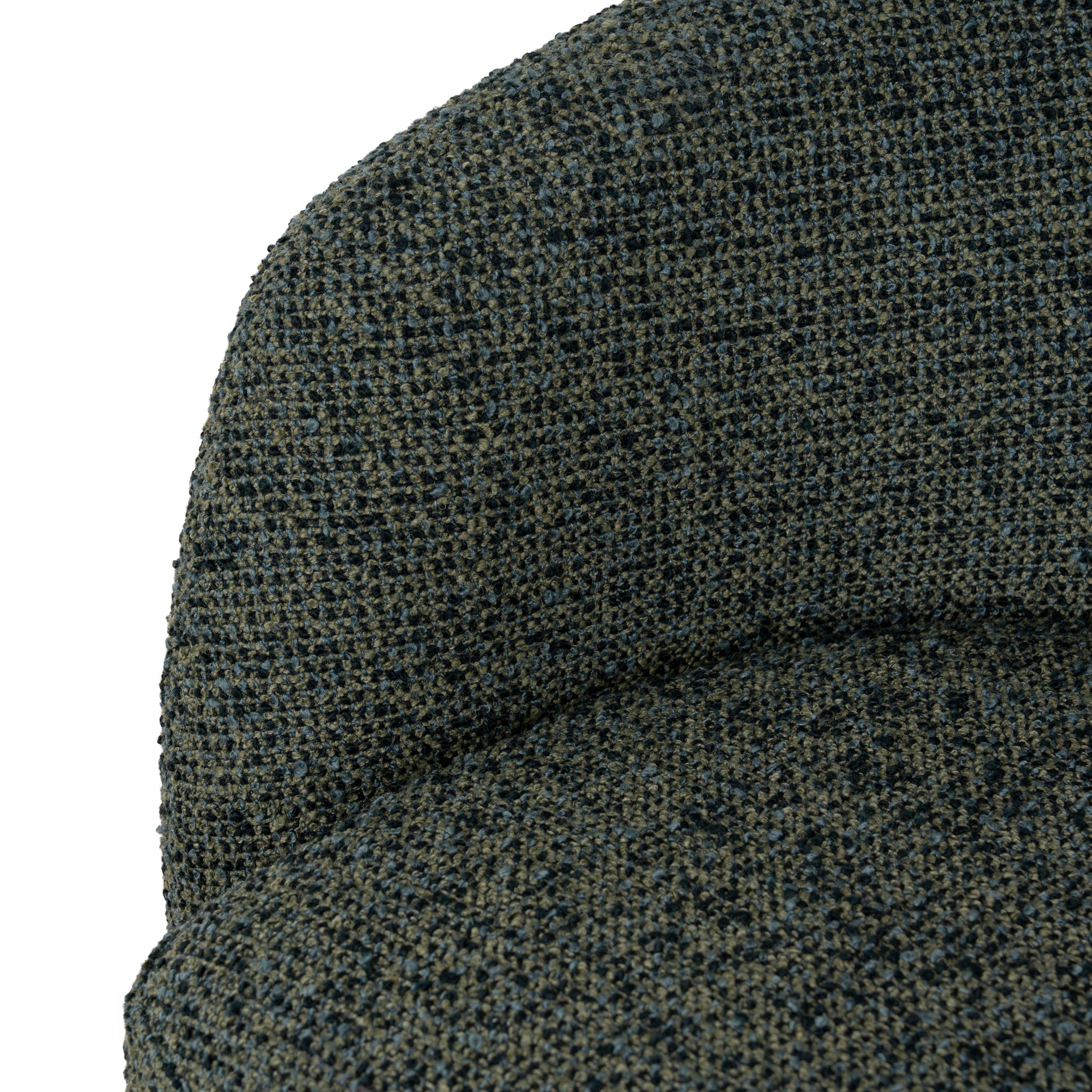 Fabric Swivel Armchair - Dusky Green