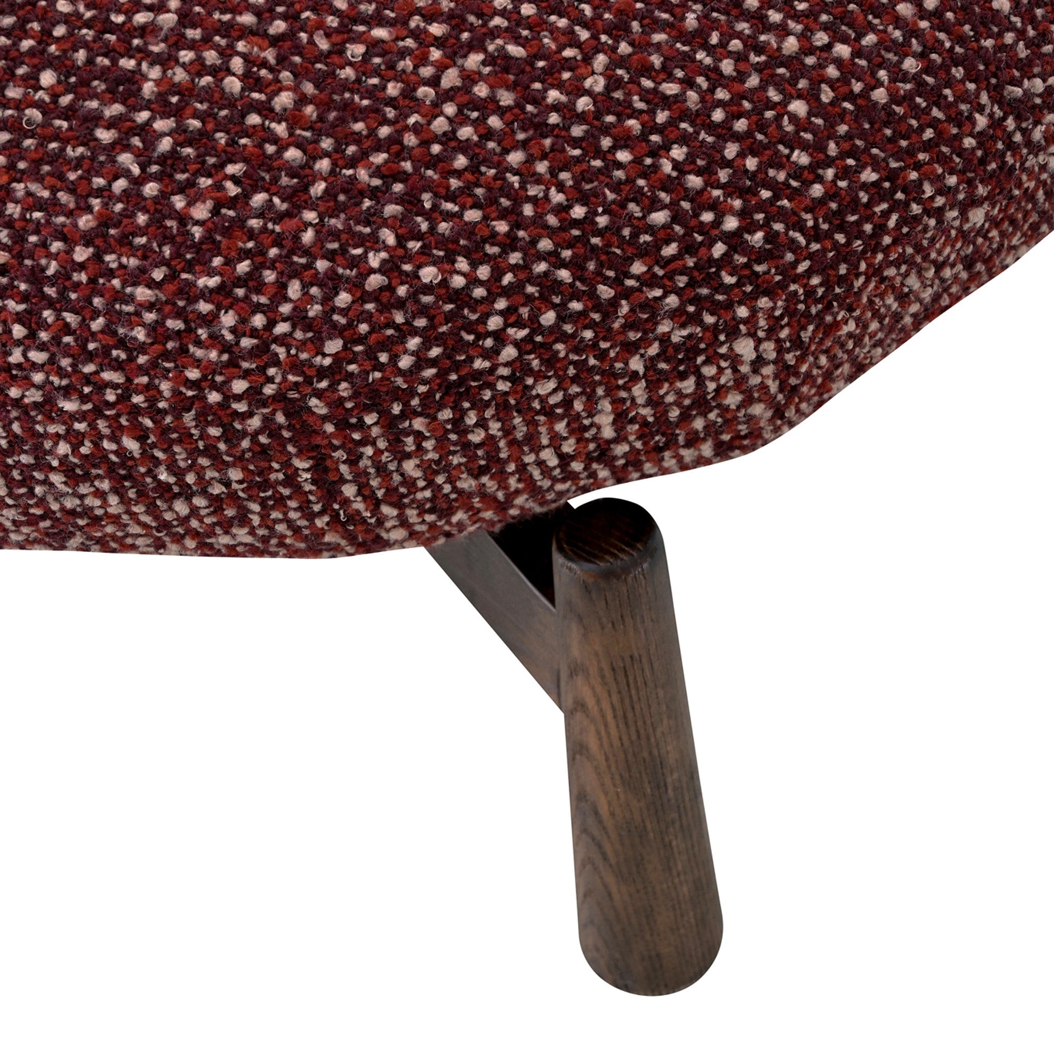 Fabric Ravello Lounge Chair - Autumn Red