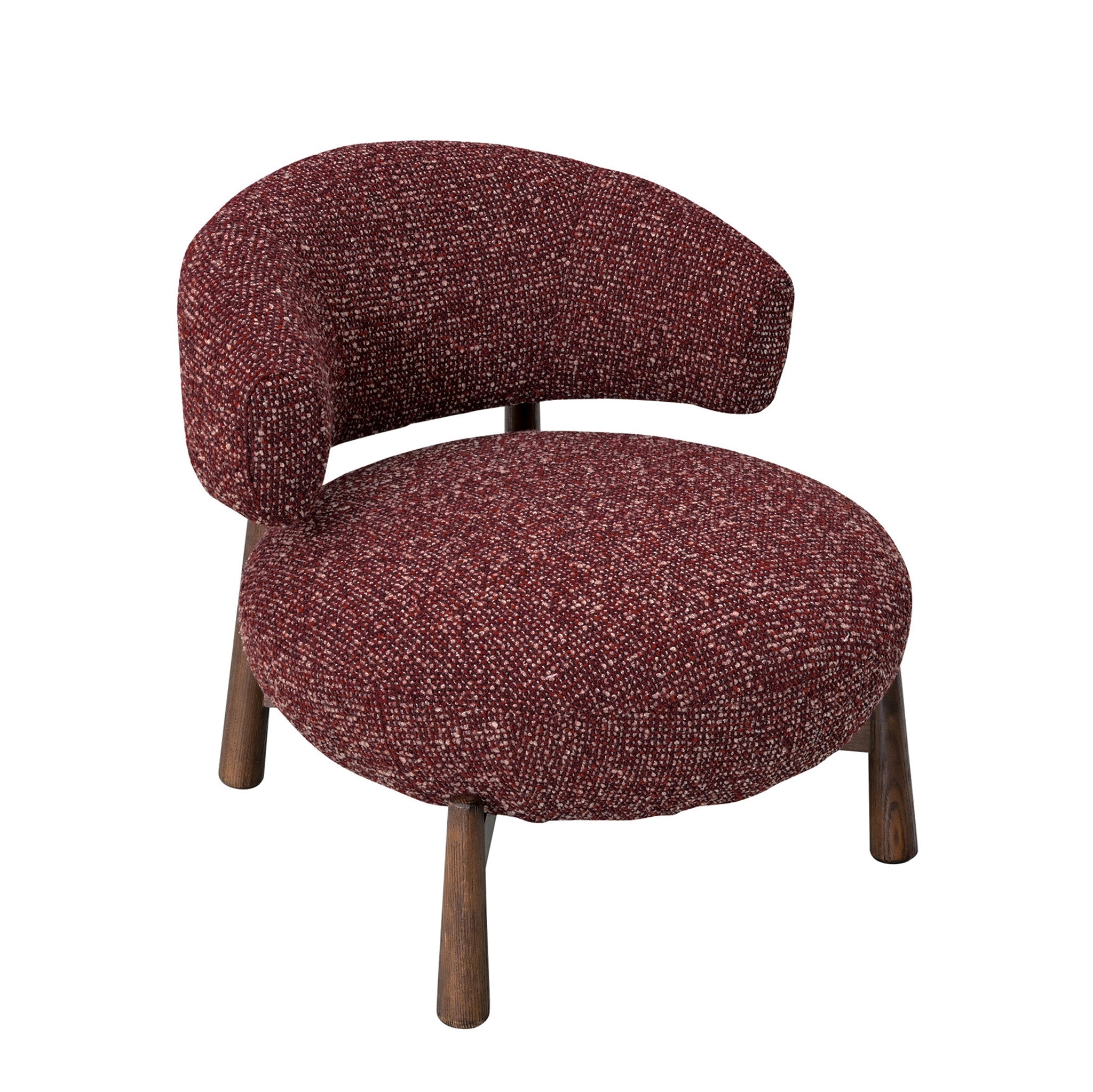 Fabric Ravello Lounge Chair - Autumn Red