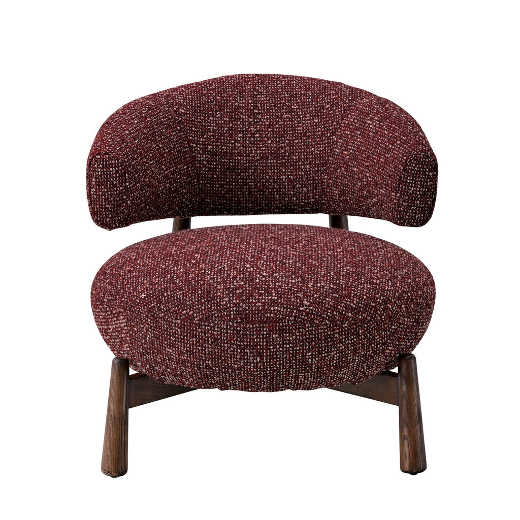 Fabric Ravello Lounge Chair - Autumn Red