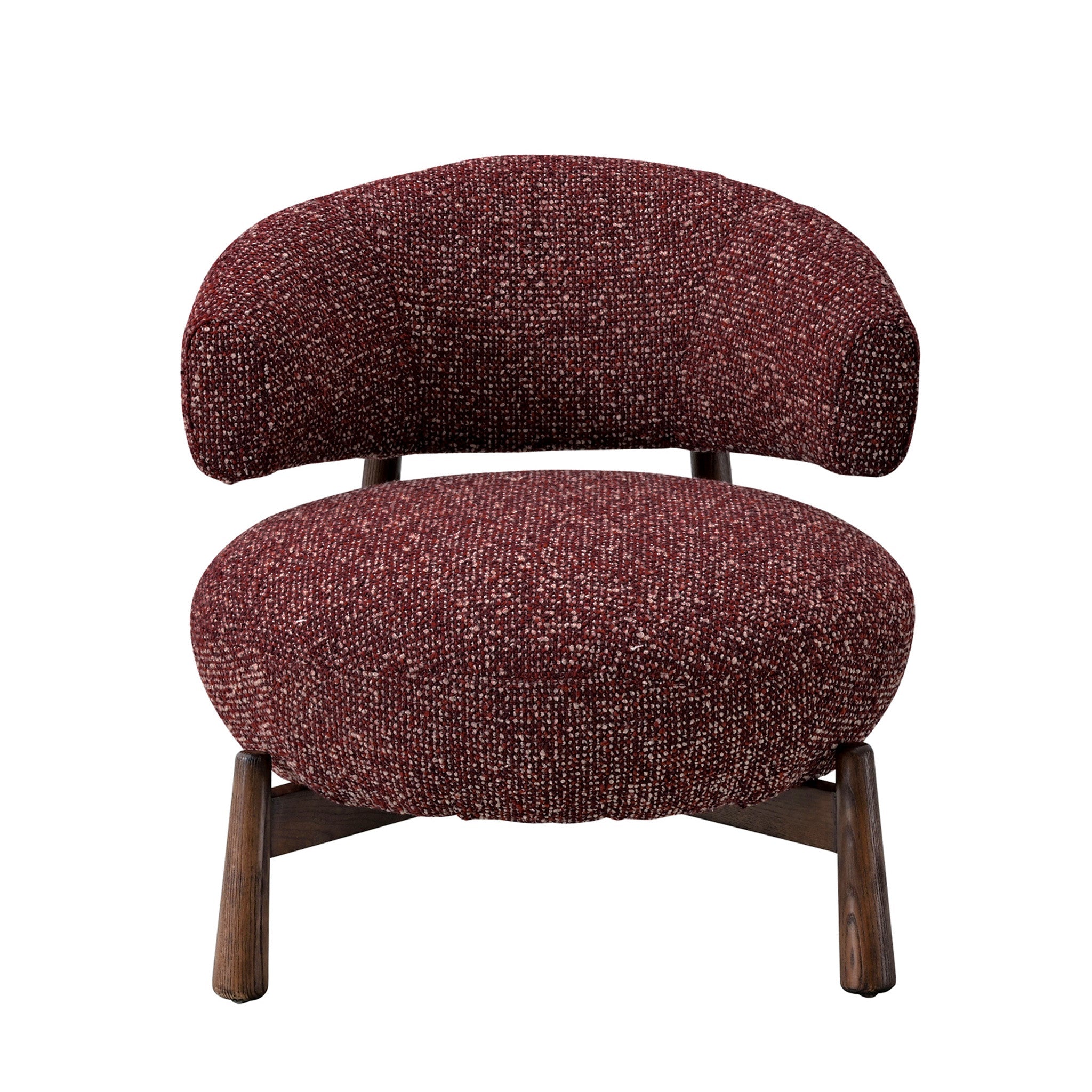 Fabric Ravello Lounge Chair - Autumn Red