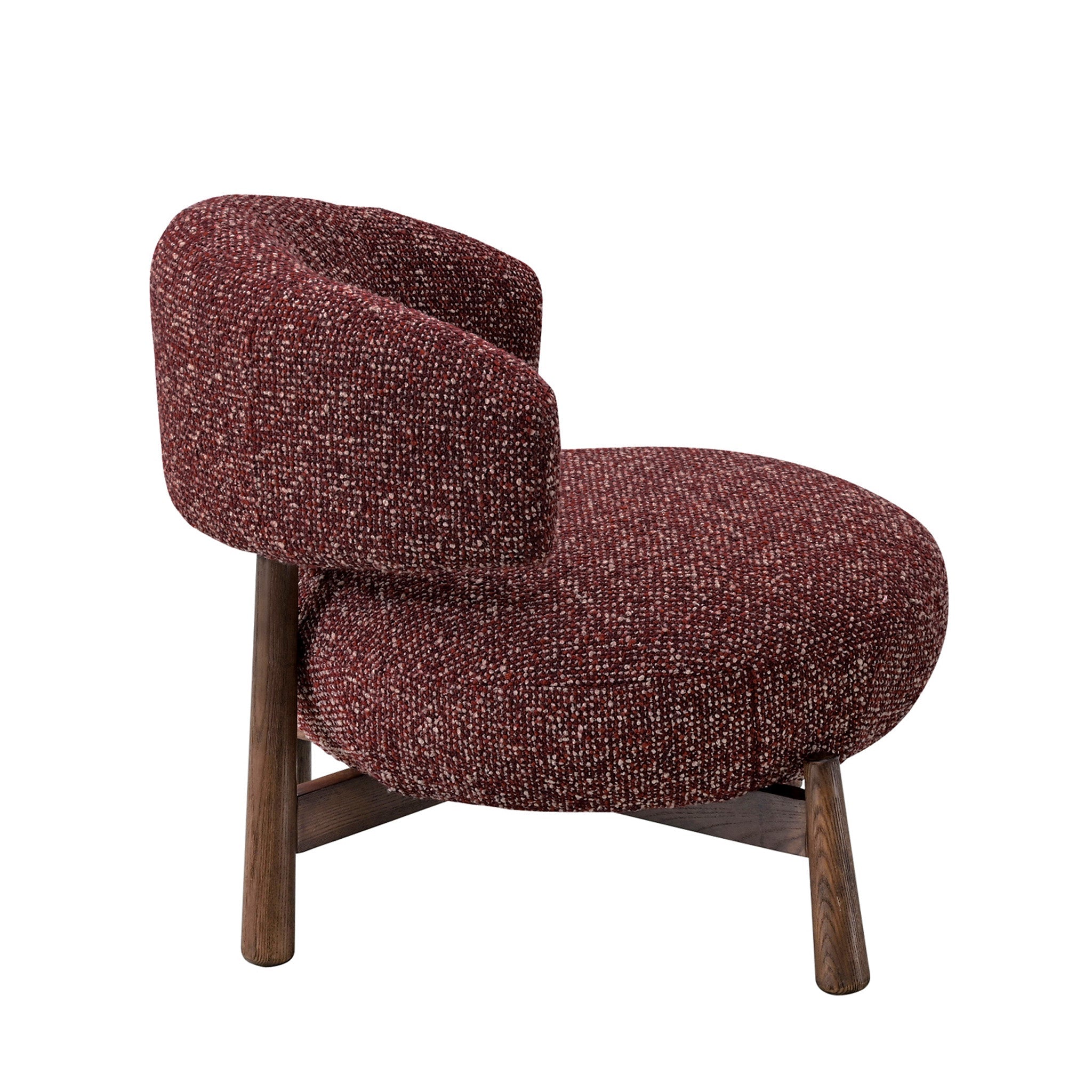 Fabric Ravello Lounge Chair - Autumn Red