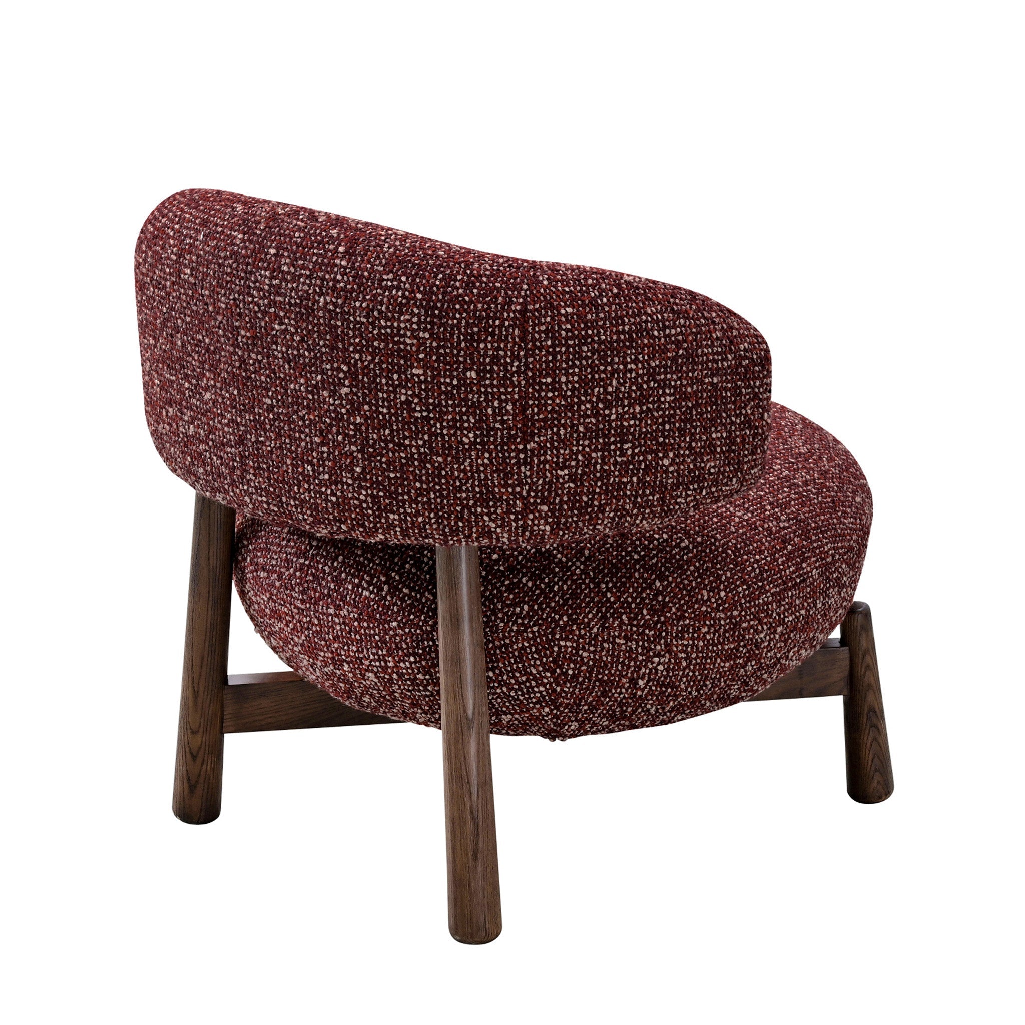 Fabric Ravello Lounge Chair - Autumn Red