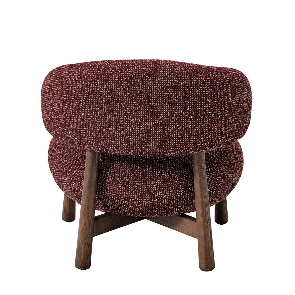Fabric Ravello Lounge Chair - Autumn Red