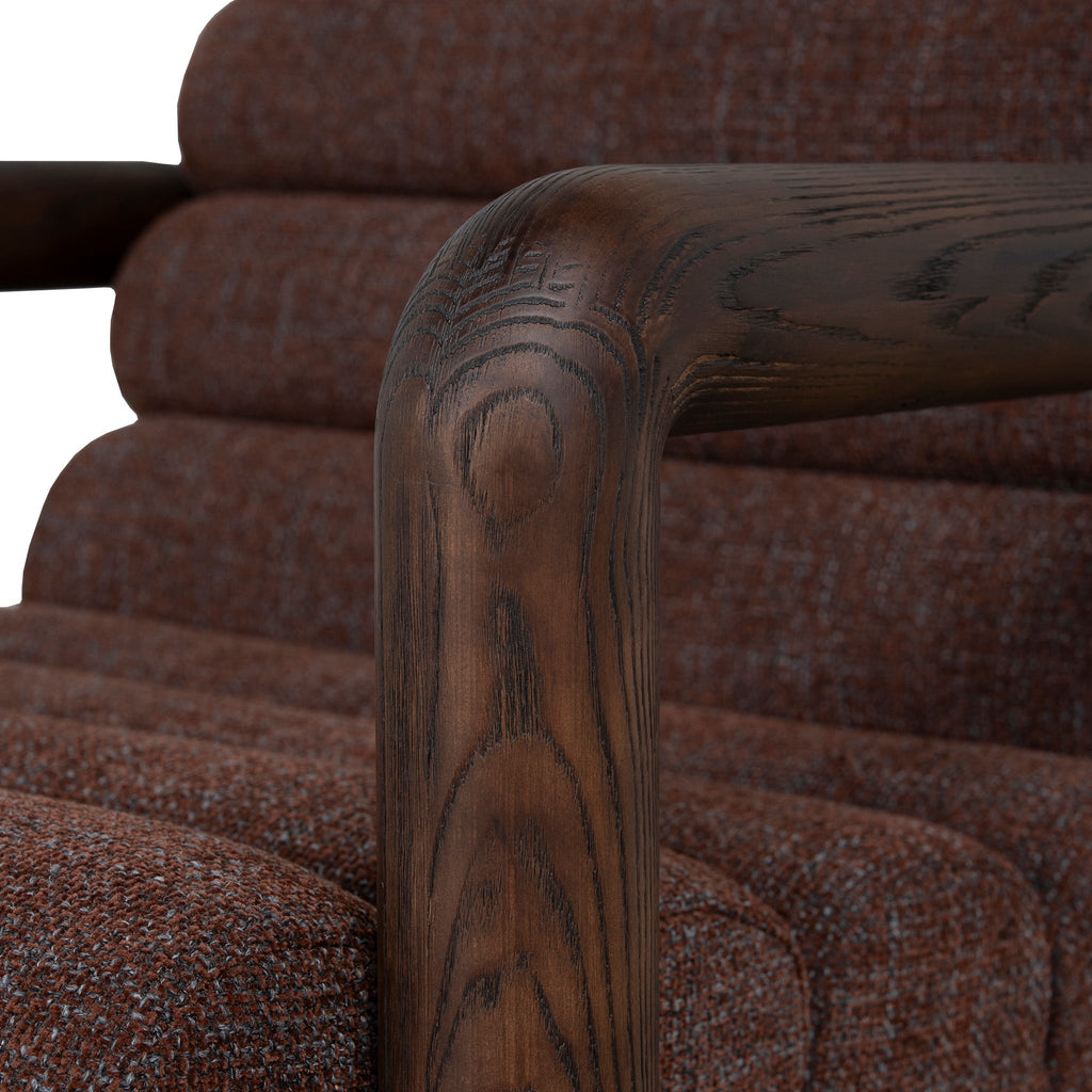 Fabric Ravello Lounge Chair - Moss Brown