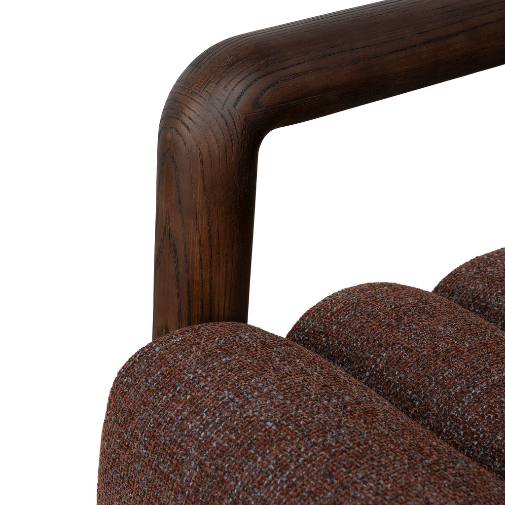 Fabric Ravello Lounge Chair - Moss Brown