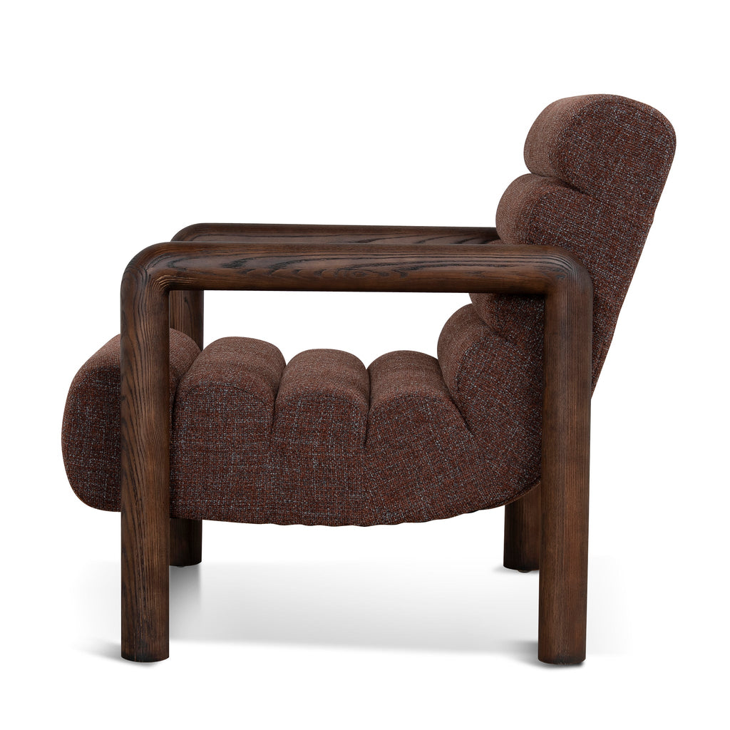 Fabric Ravello Lounge Chair - Moss Brown