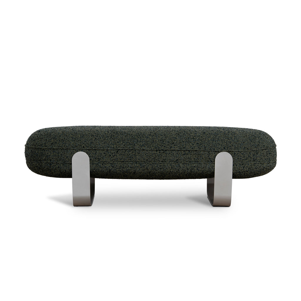 1.5m Long Bergamo BenchSeat - Duffle Green