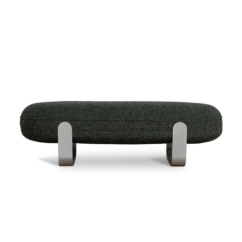 1.5m Long Bergamo BenchSeat - Duffle Green