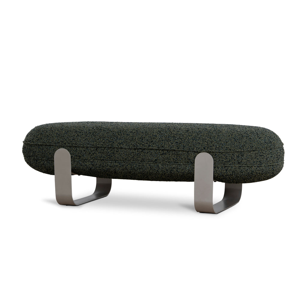 1.5m Long Bergamo BenchSeat - Duffle Green