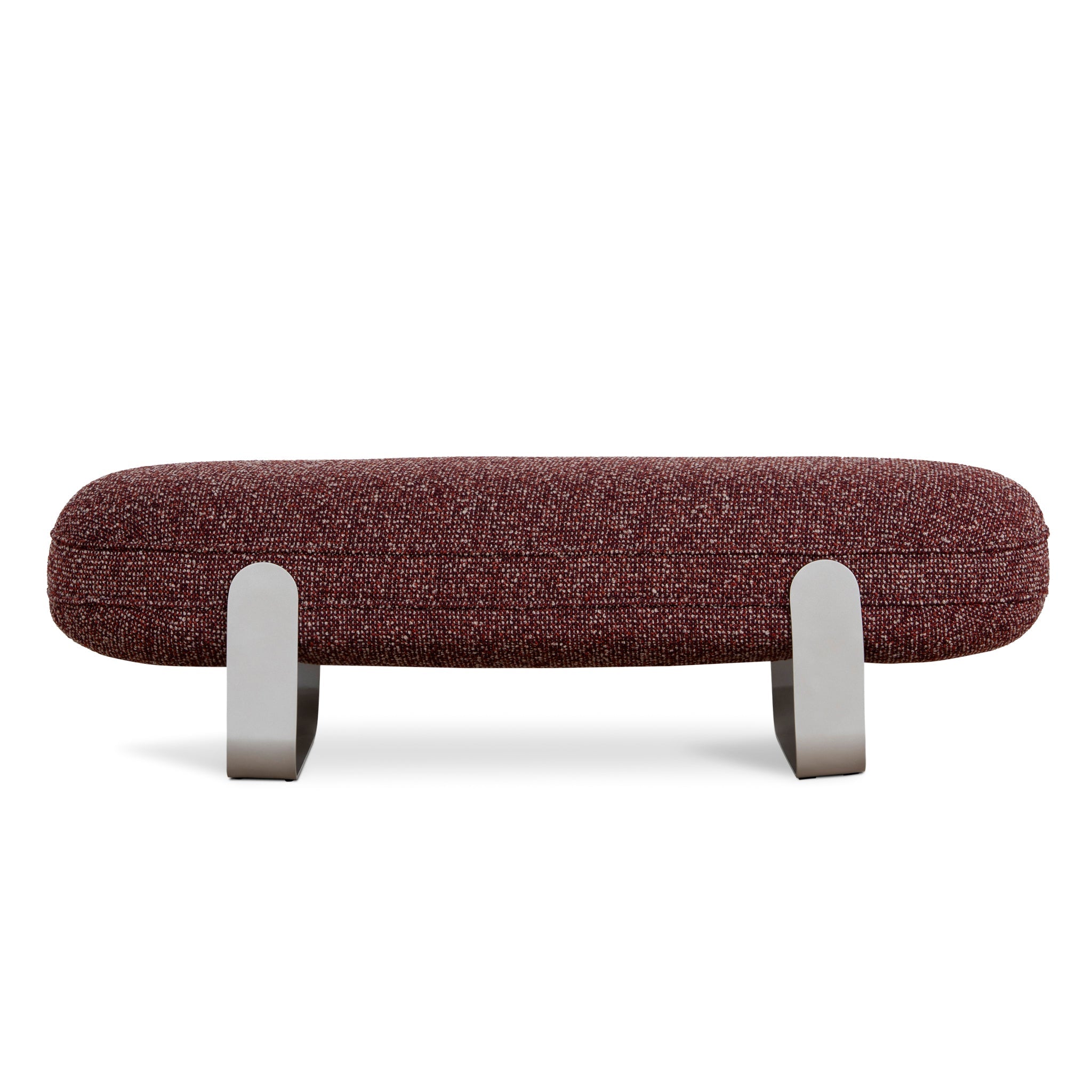 1.5m Long Bergamo BenchSeat - Autumn Red