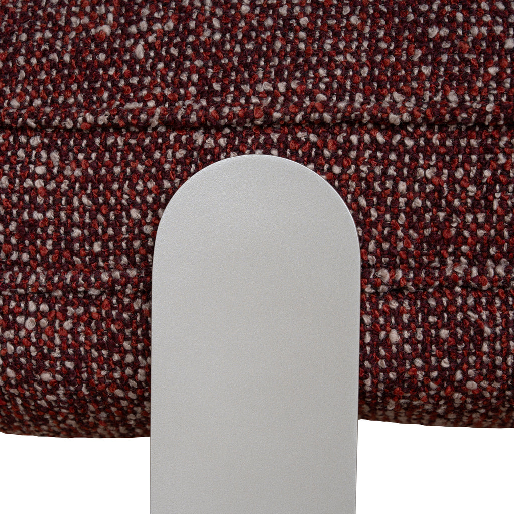 1.5m Long Bergamo BenchSeat - Autumn Red