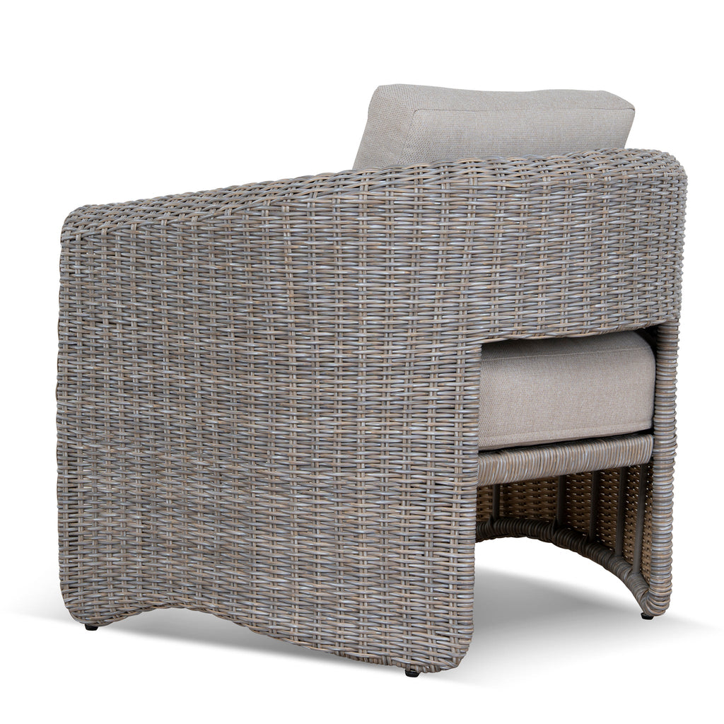 Outdoor Armchair - Light Brown
