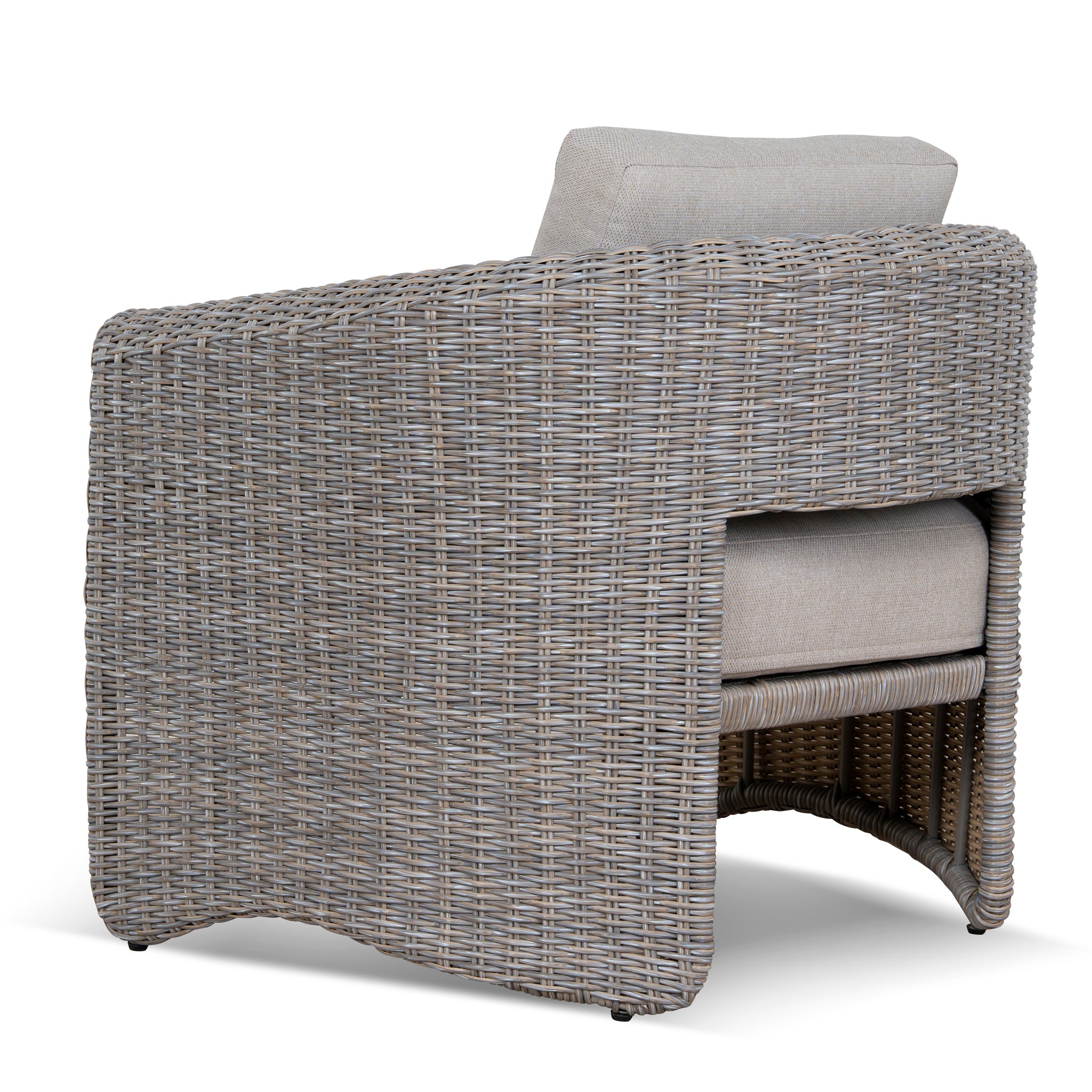 Outdoor Armchair - Light Brown