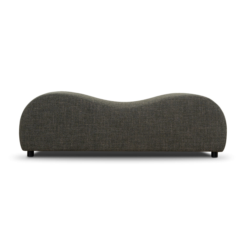 1.6m Long Bergamo Ottoman Bench- Kaitoke Green