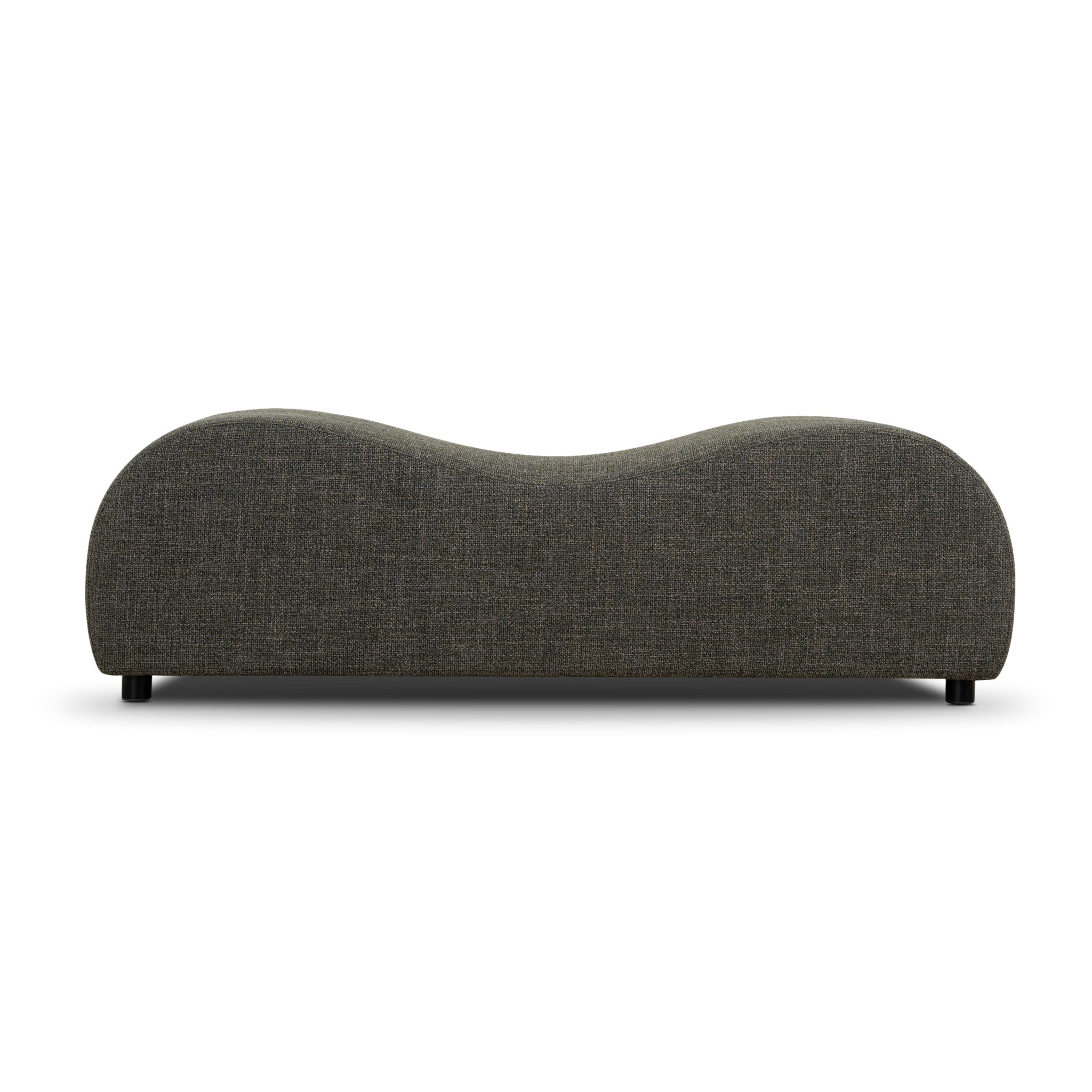 1.6m Long Bergamo Ottoman Bench- Kaitoke Green
