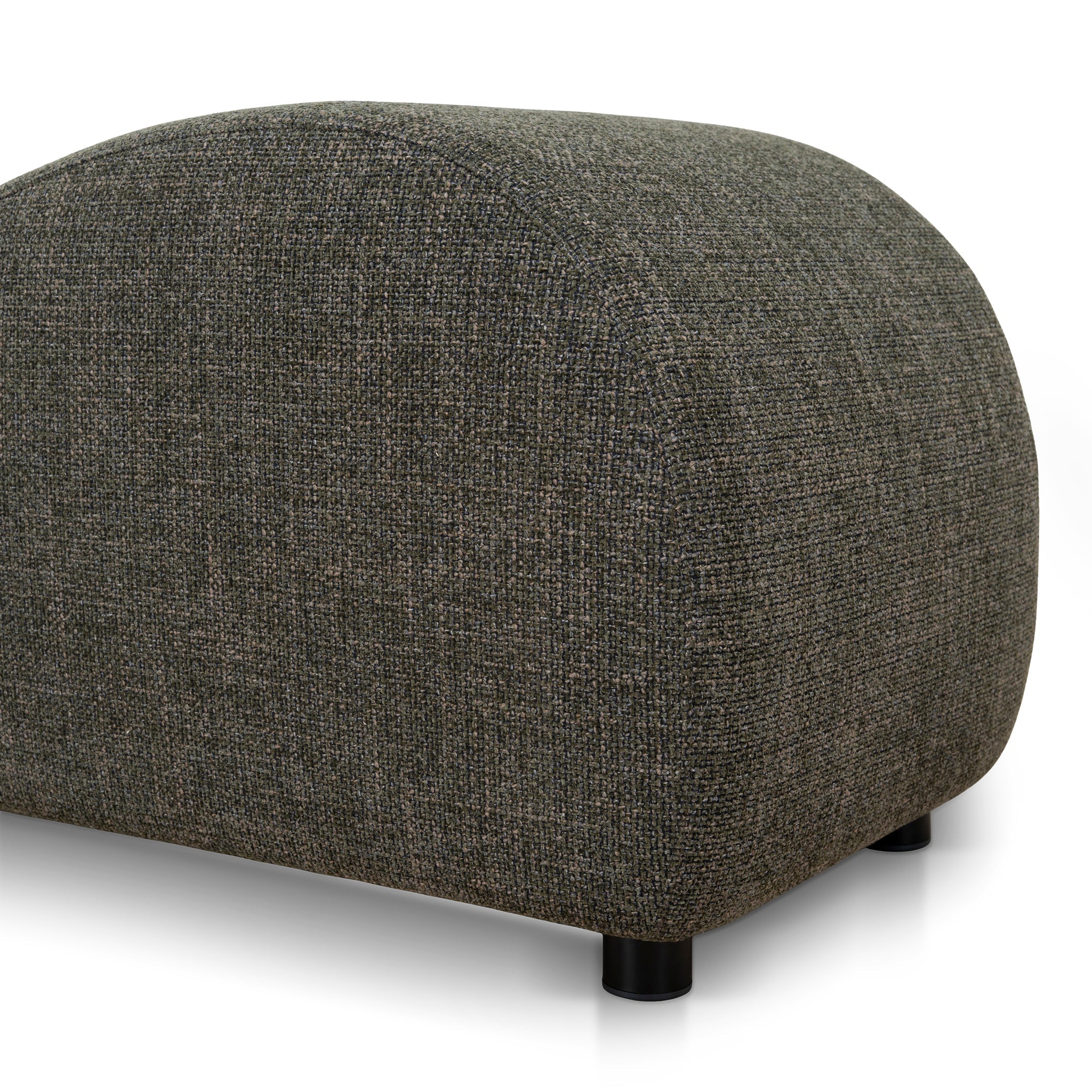 1.6m Long Bergamo Ottoman Bench- Kaitoke Green