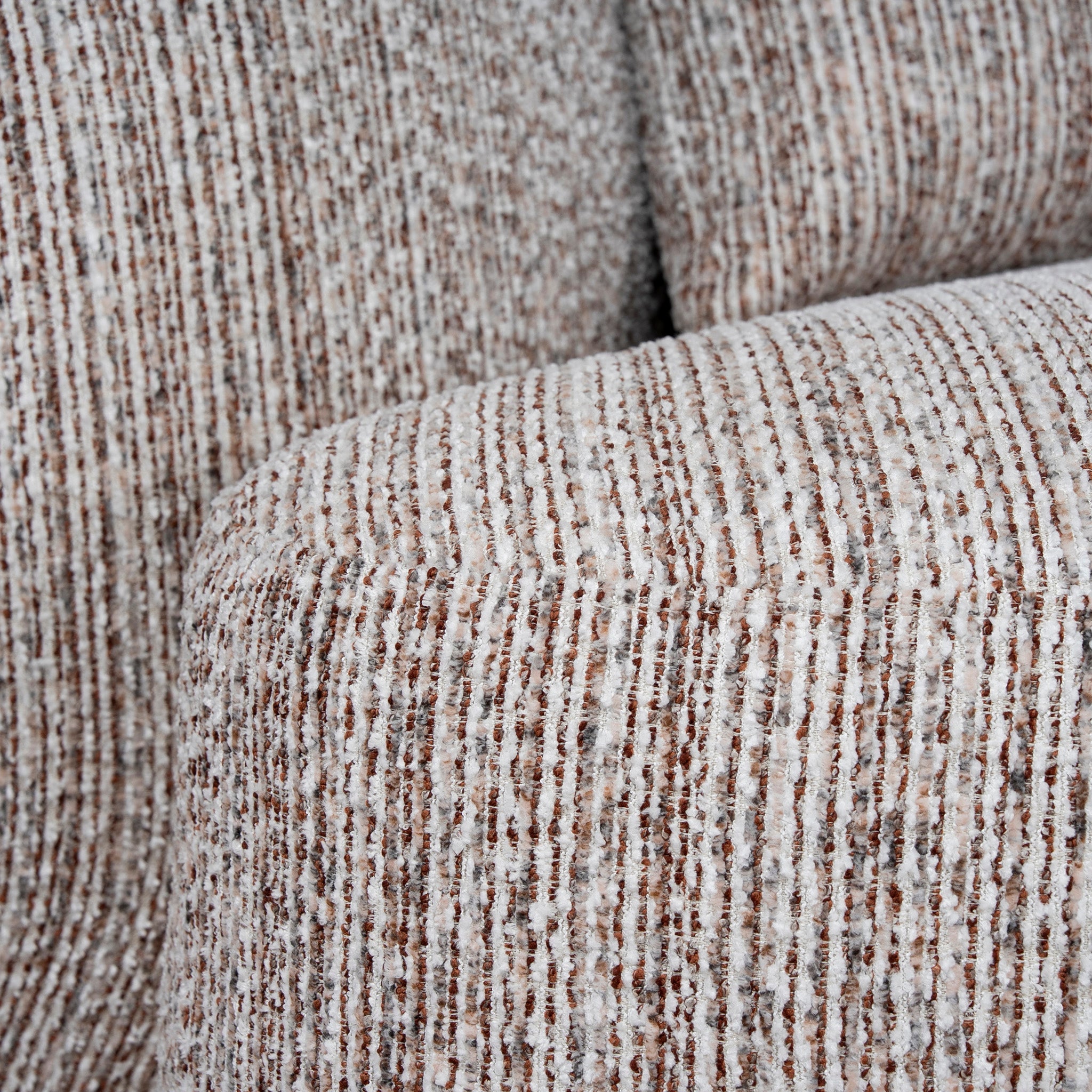 4 Seater Right Chaise Sofa - Plush Spec Brown