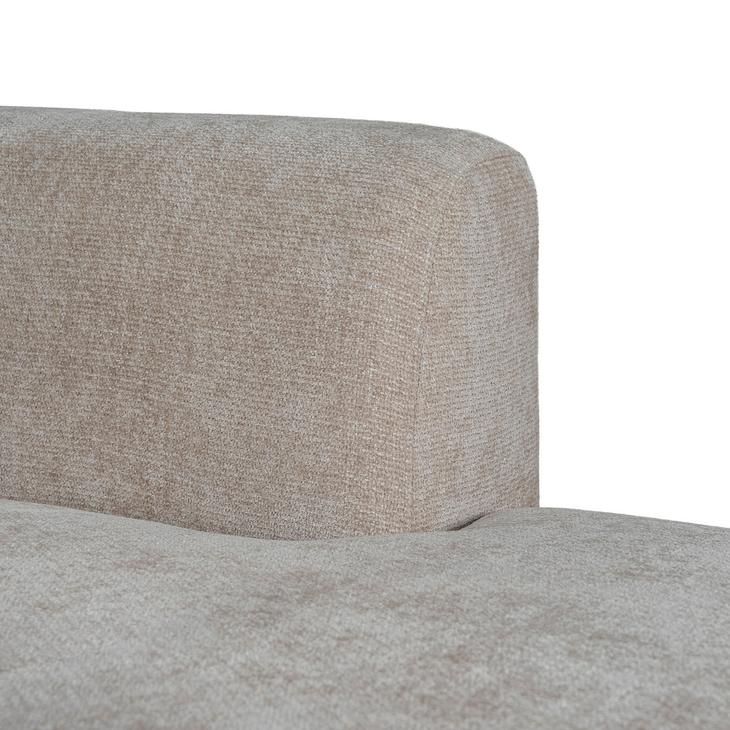 4 Seater Right Chaise Sofa - Lila Beige