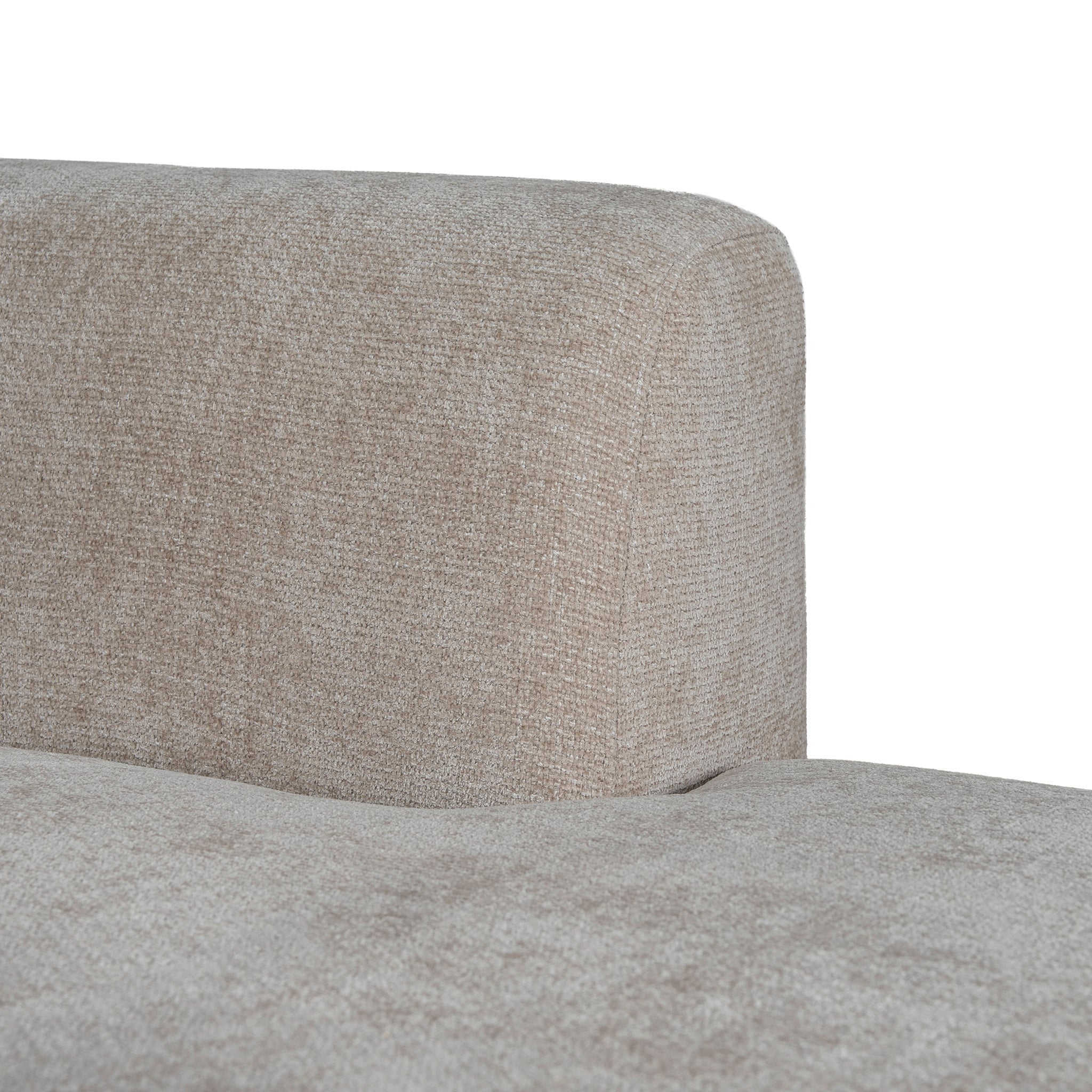 4 Seater Right Chaise Sofa - Lila Beige