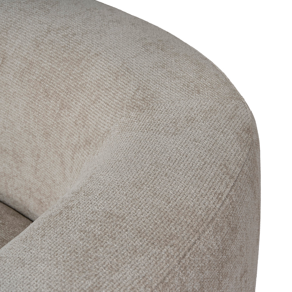 4 Seater Left Chaise Sofa - Lila Beige