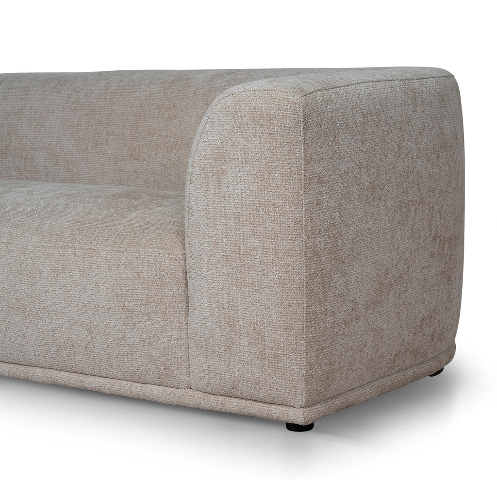 4 Seater Left Chaise Sofa - Lila Beige
