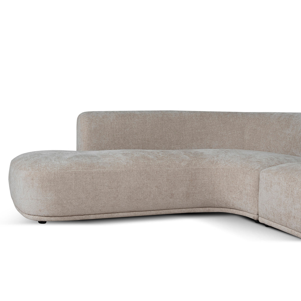 4 Seater Left Chaise Sofa - Lila Beige