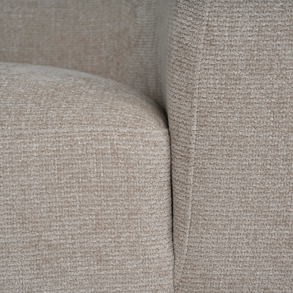 4 Seater Left Chaise Sofa - Lila Beige