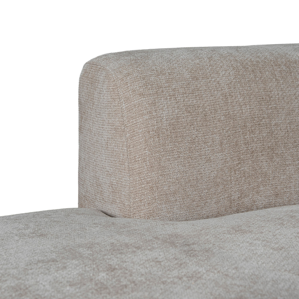 4 Seater Left Chaise Sofa - Lila Beige