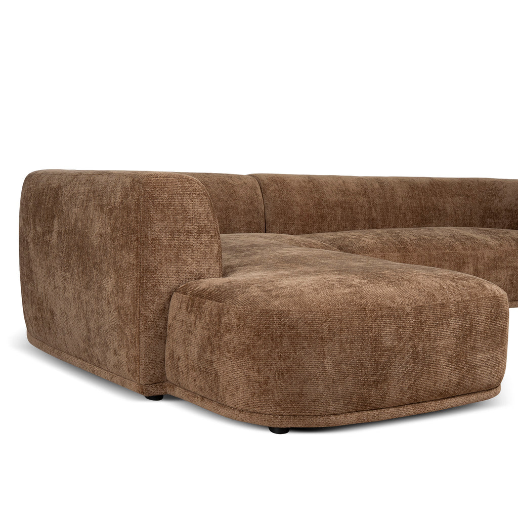 4 Seater Left Chaise Sofa - Lila Nutmeg