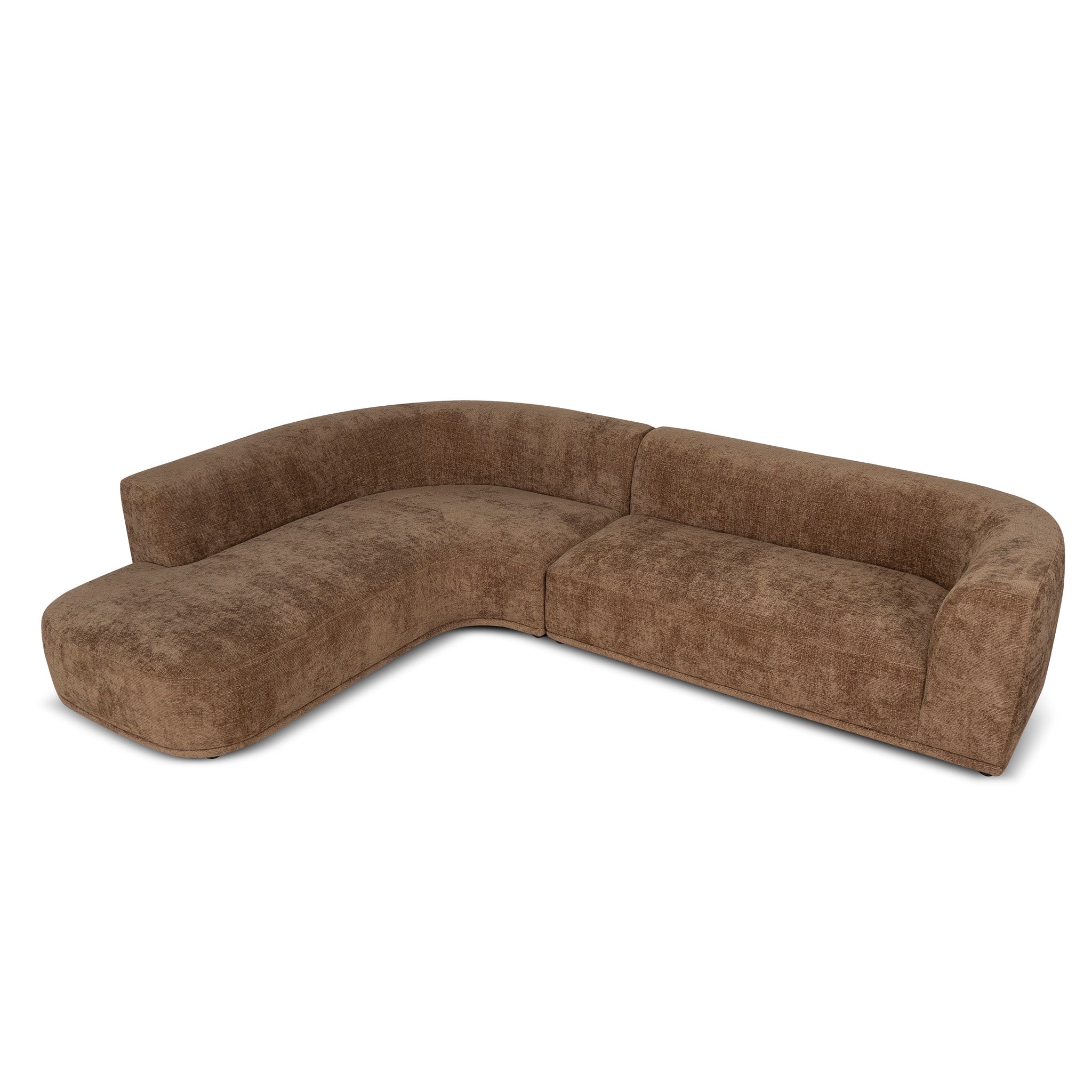 4 Seater Left Chaise Sofa - Lila Nutmeg