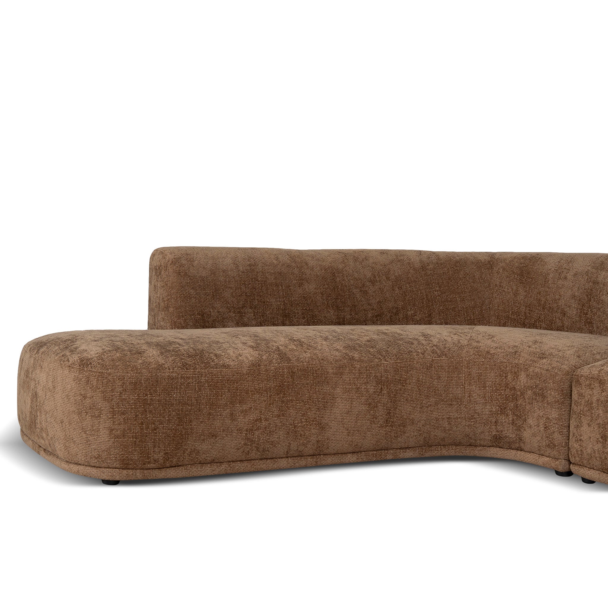 4 Seater Left Chaise Sofa - Lila Nutmeg