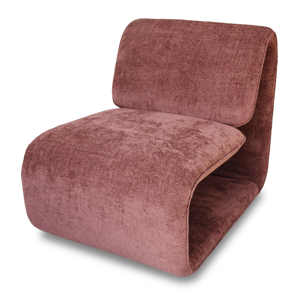 Ravello Lounge Chair - Lila Burgundy