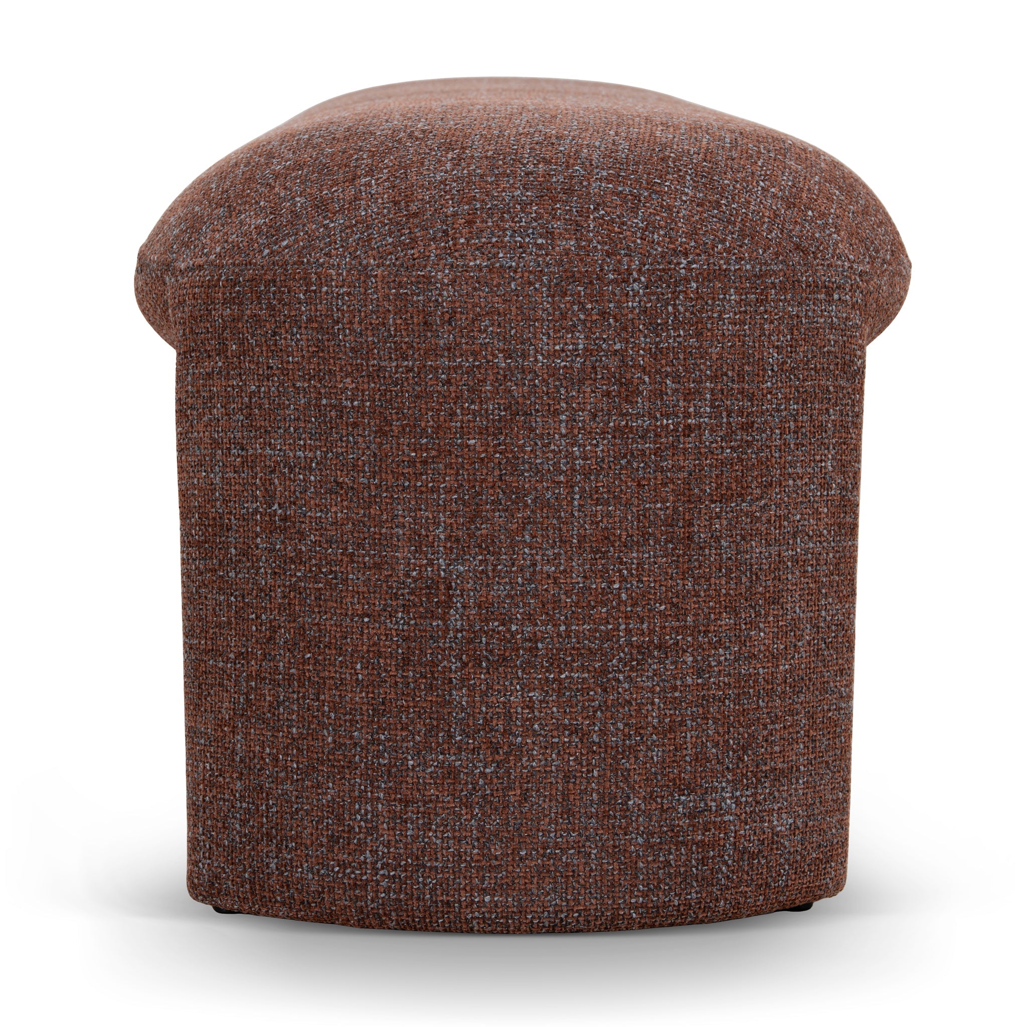 1.5m Long Bergamo Ottoman Bench- Moss Brown
