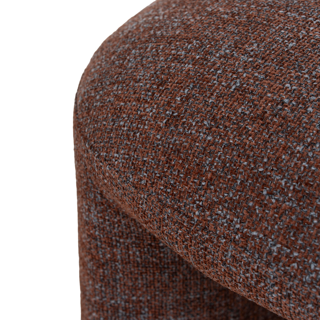 1.5m Long Bergamo Ottoman Bench- Moss Brown