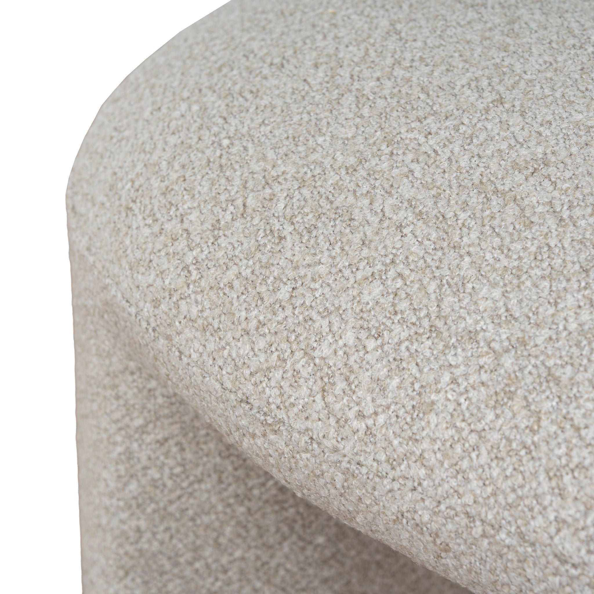 1.5m Long Bergamo Ottoman Bench- Oatmeal Beige