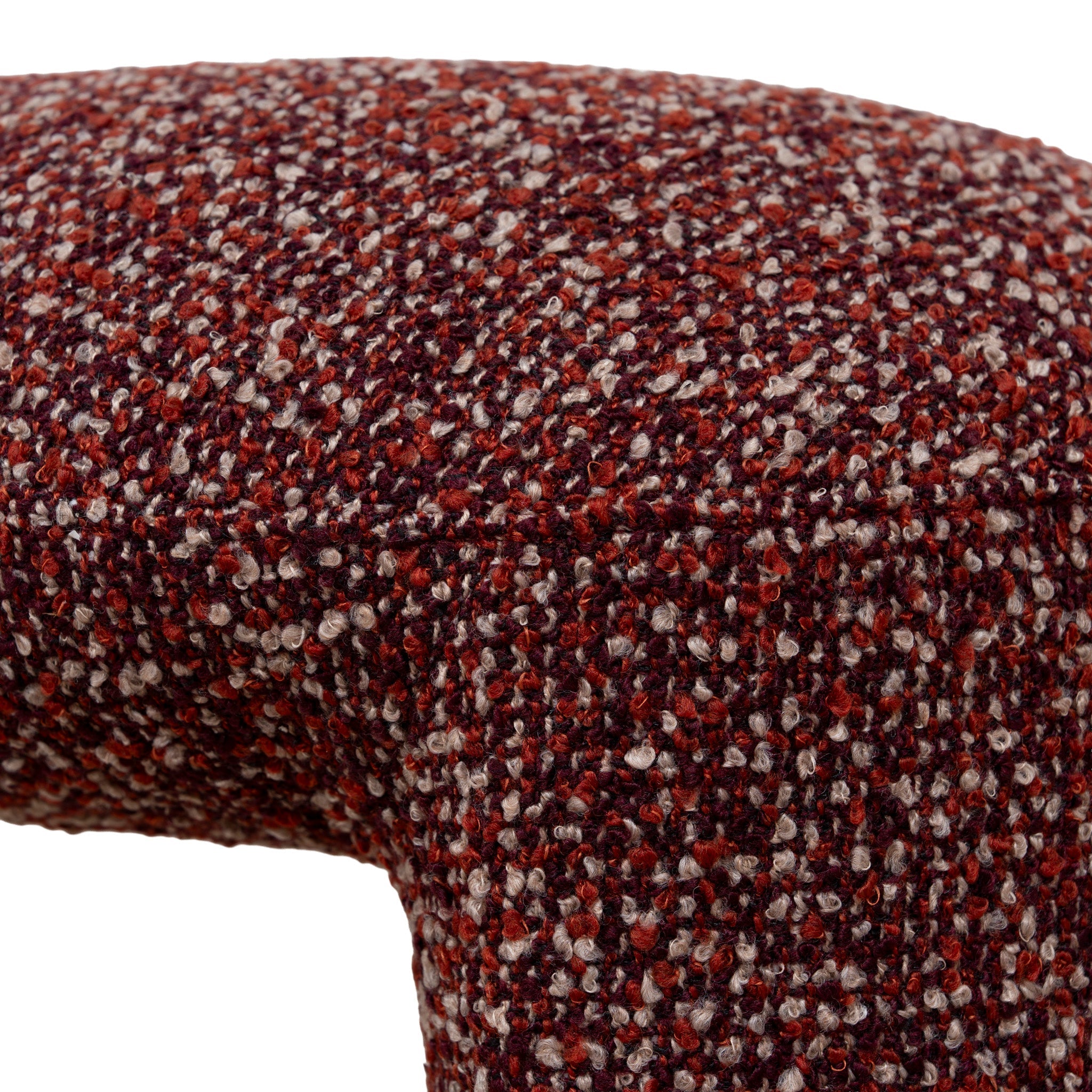 1.5m Long Bergamo Ottoman Bench- Autumn Red