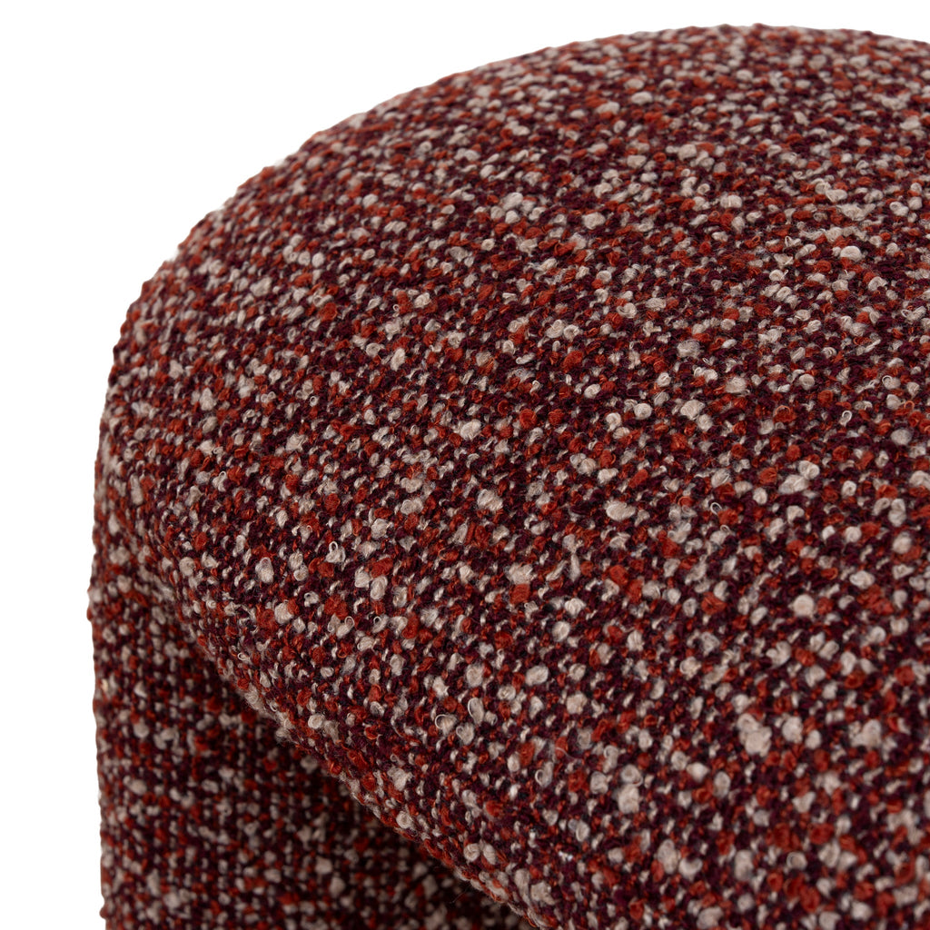 1.5m Long Bergamo Ottoman Bench- Autumn Red
