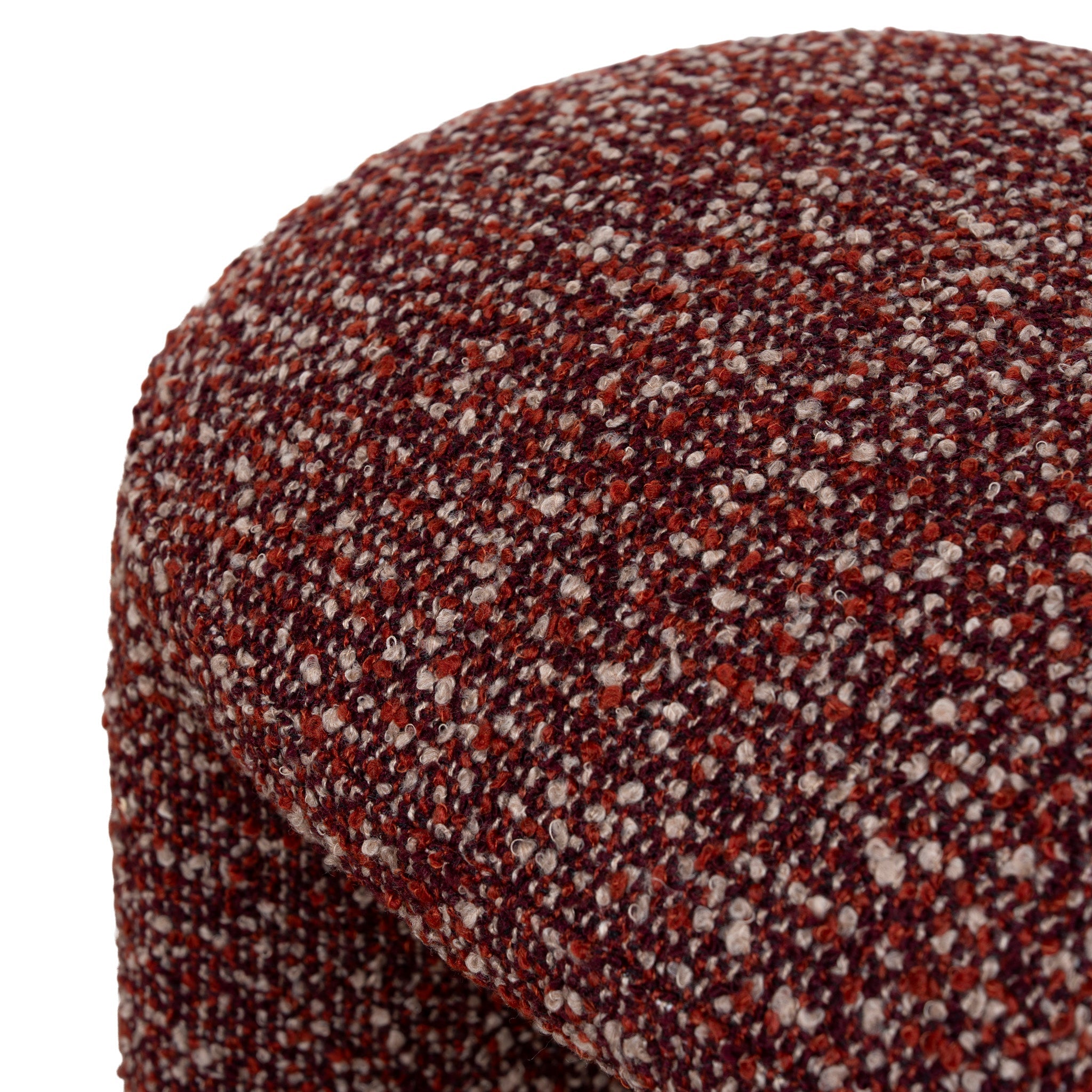 1.5m Long Bergamo Ottoman Bench- Autumn Red