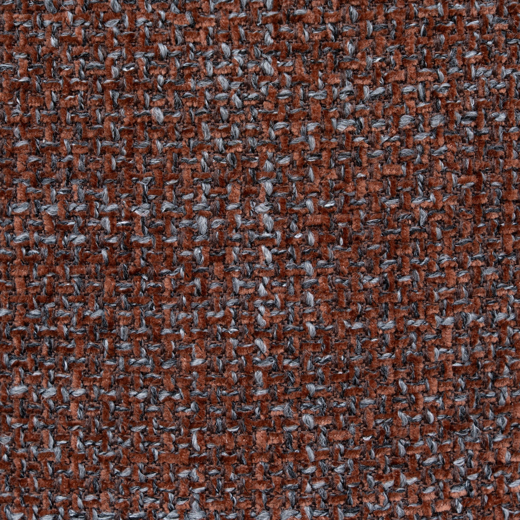 Round Firenze Ottoman- Moss Brown