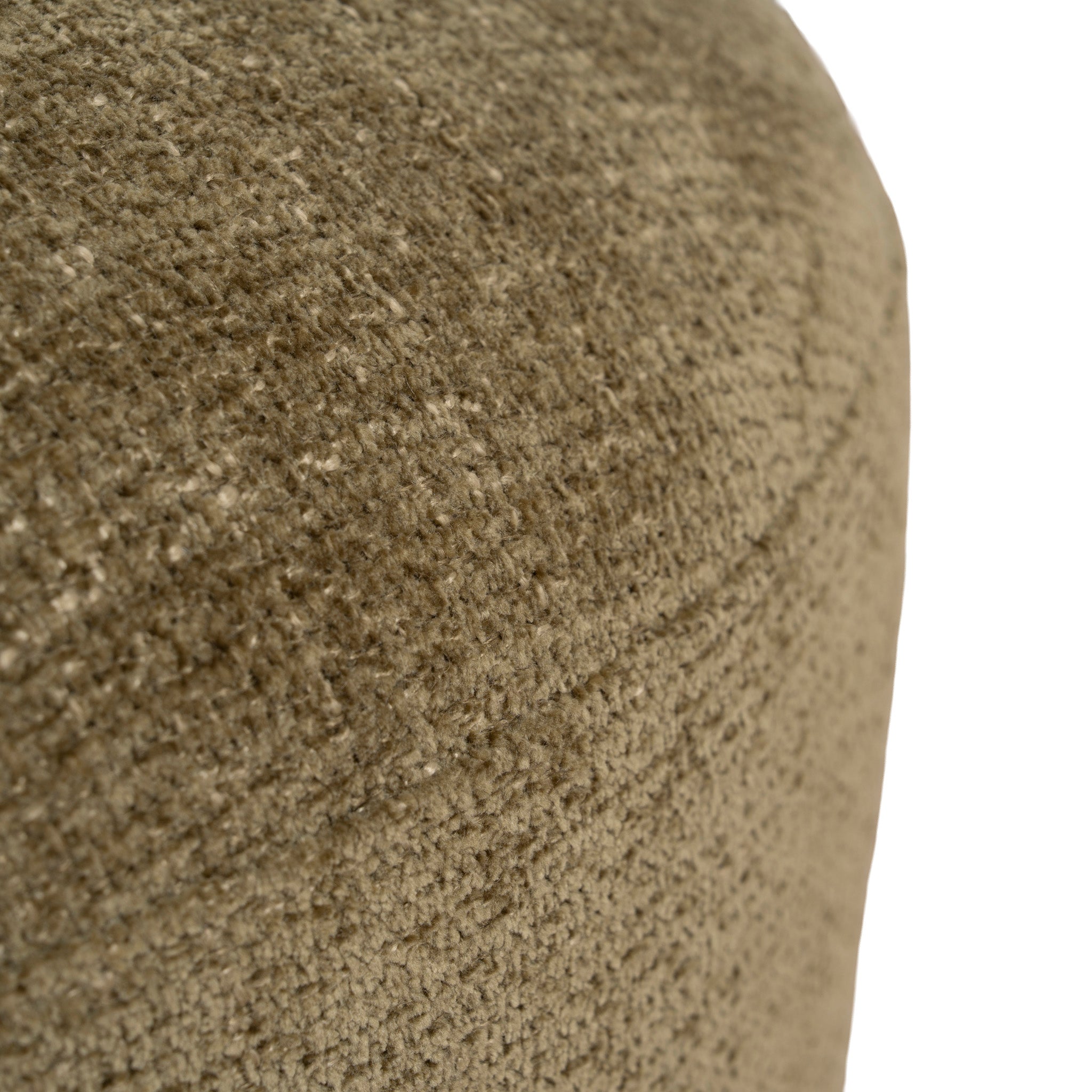 Round Firenze Ottoman- Lila Olive