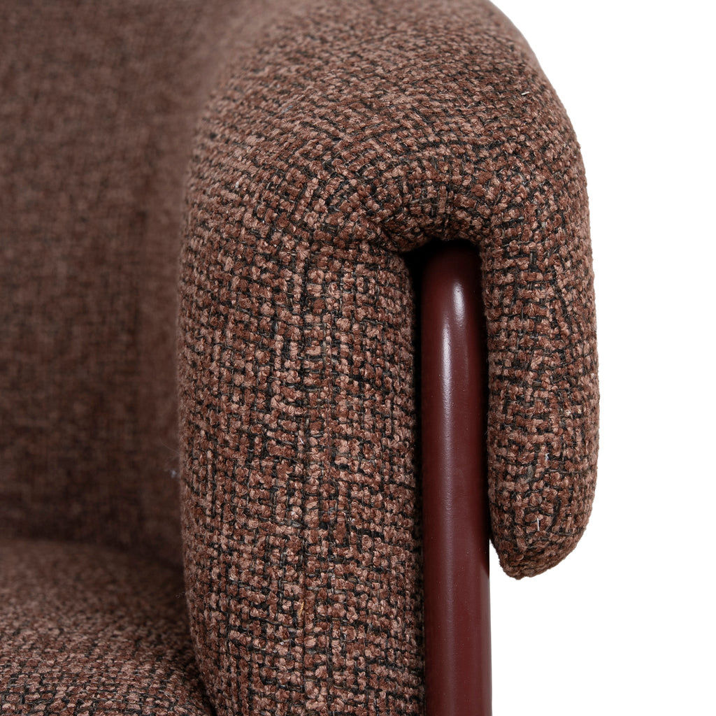 Dark Red Armchair - Verona Tawn