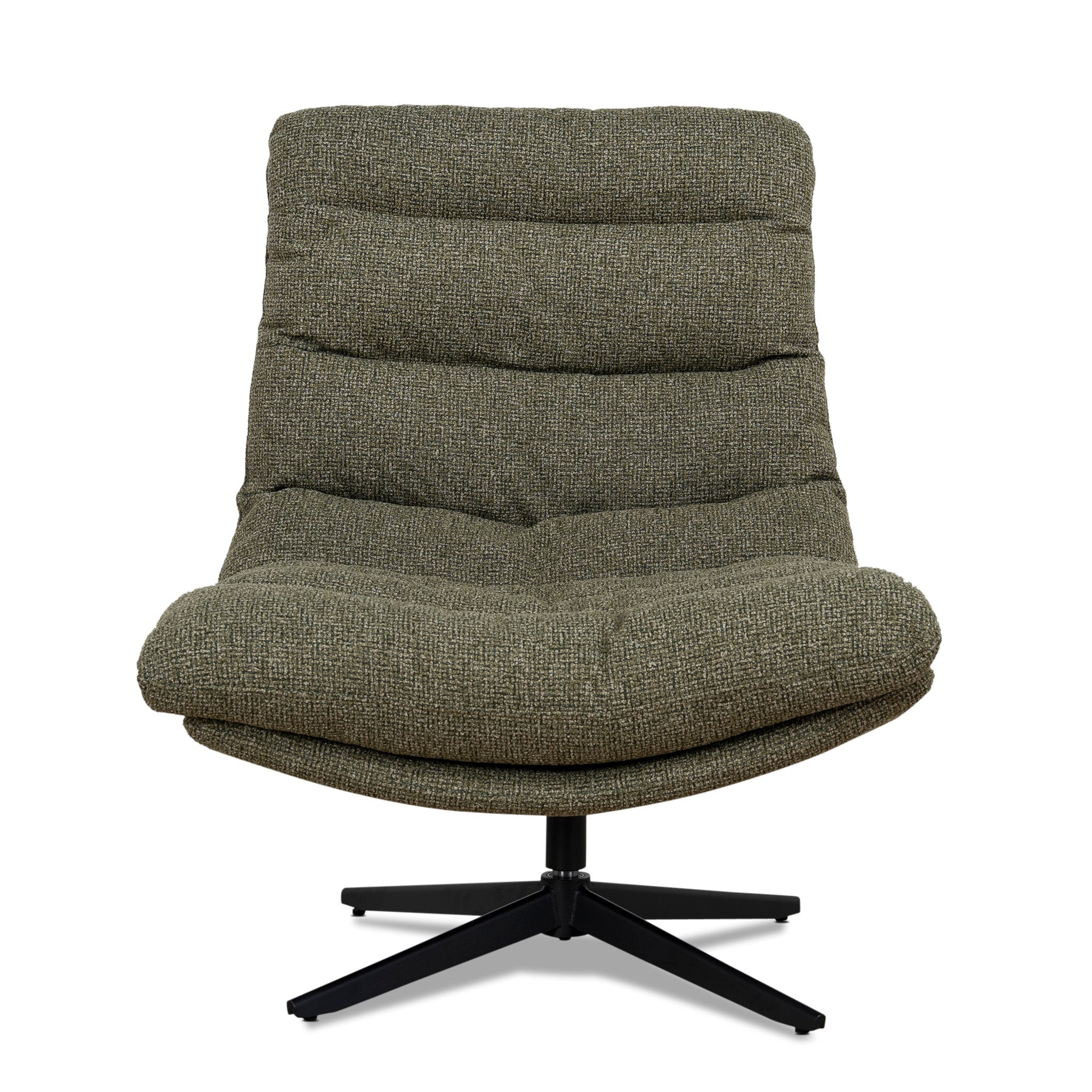 Black Ravello Lounge Chair - Verona Olive