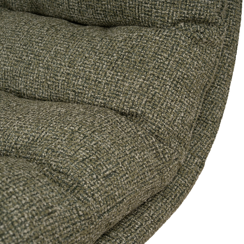 Black Ravello Lounge Chair - Verona Olive
