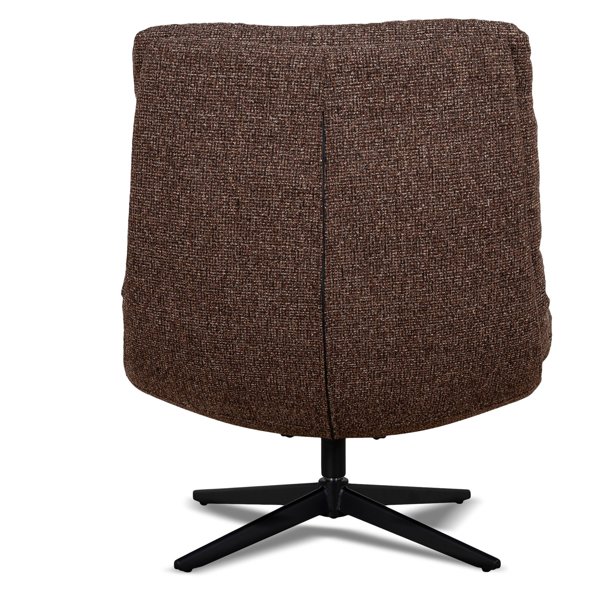 Black Ravello Lounge Chair - Verona Cinnamon Weave