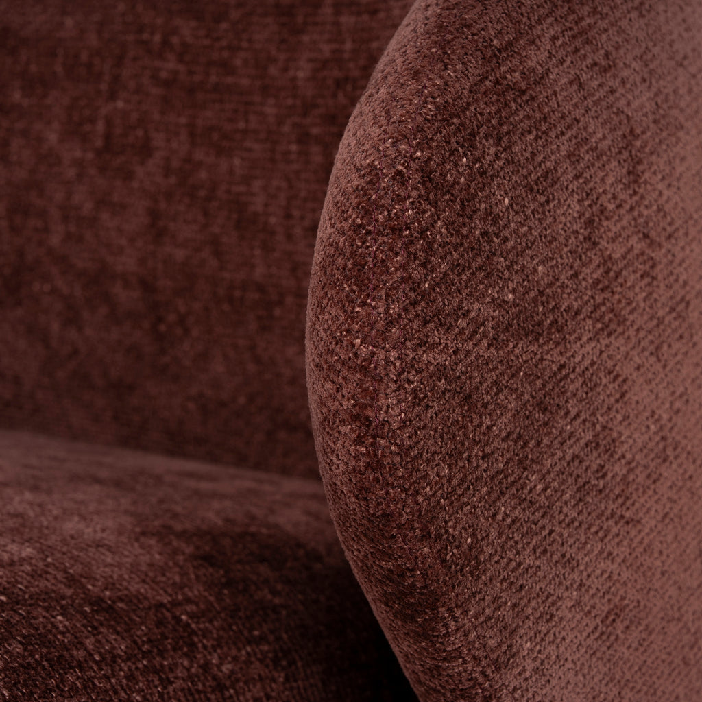 Armchair - Lila Burgundy