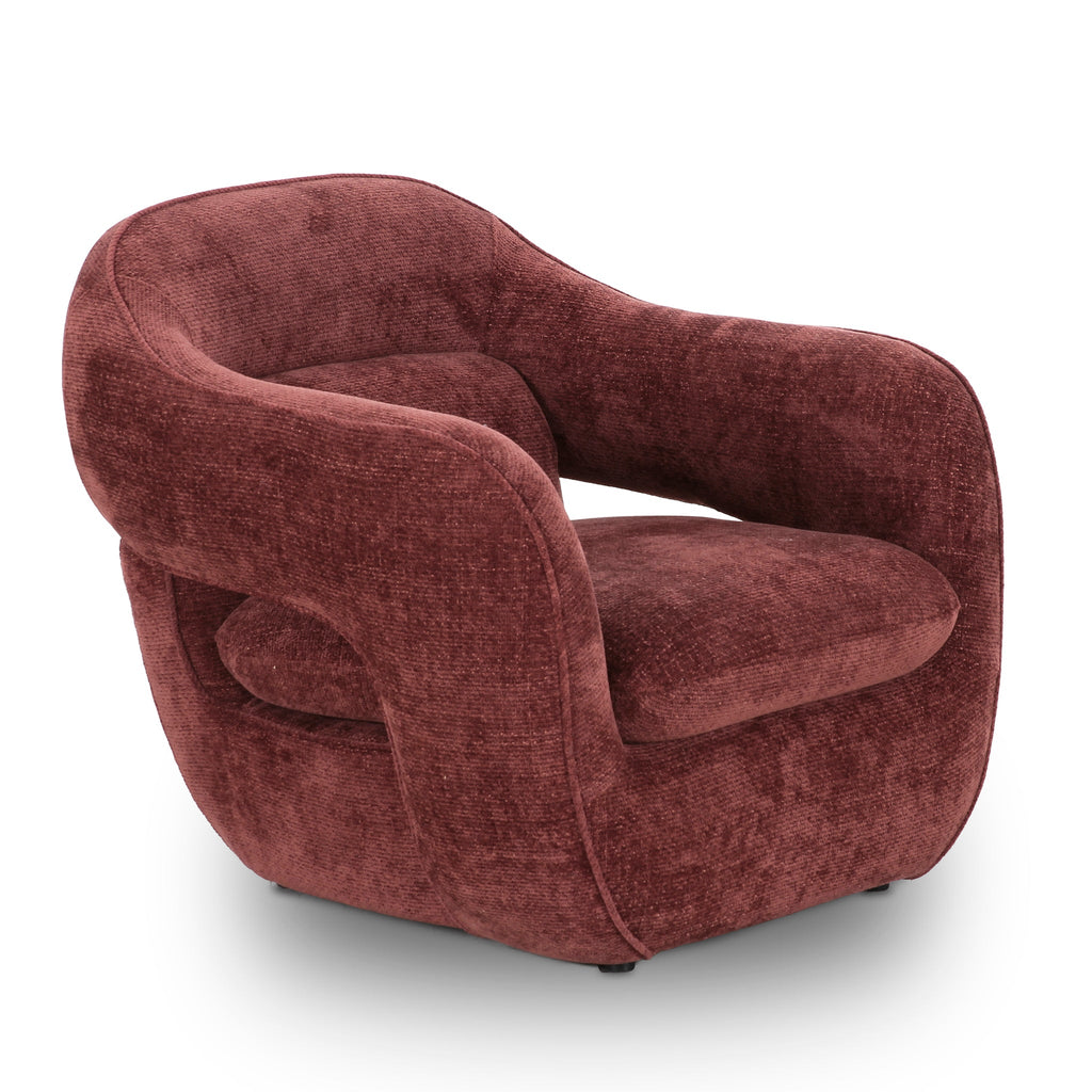 Armchair - Lila Burgundy