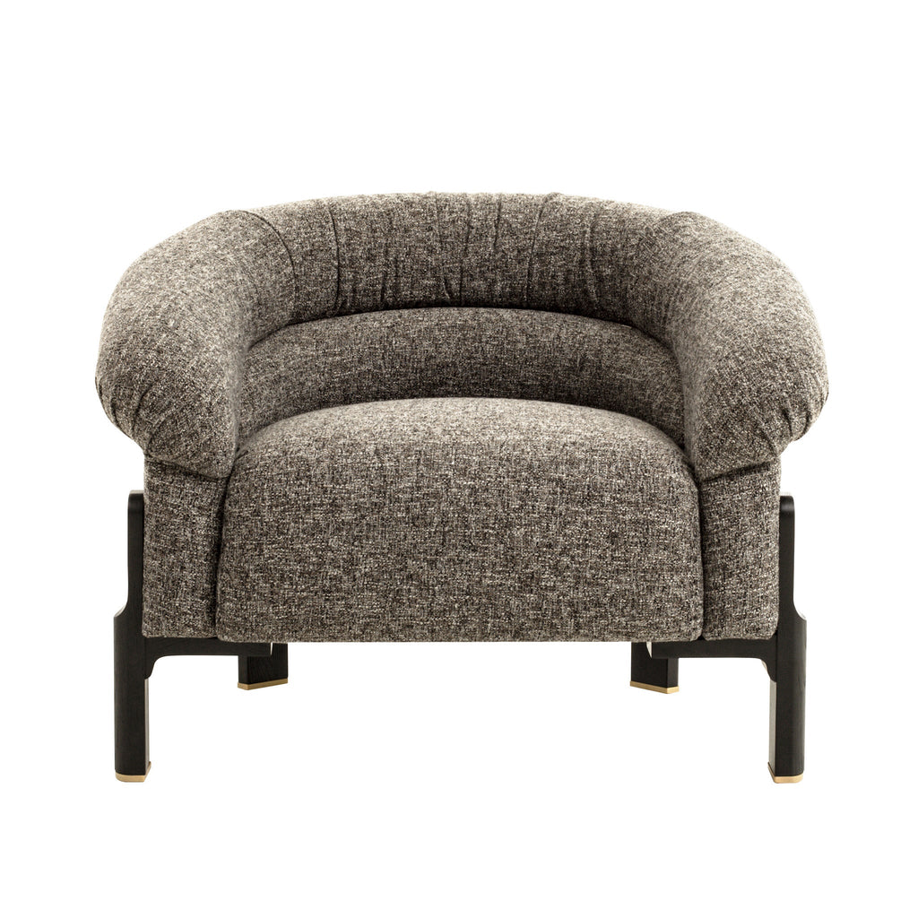 Black Armchair - Shadow Grey